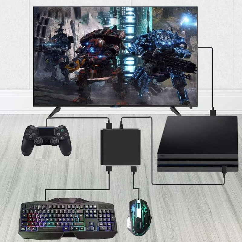 Chargez l&#39;image dans la visionneuse de la galerie, Xbox One PS4 &amp; Switch JYS Keyboard Mouse Wired Converter Adapter - Polar Tech Australia
