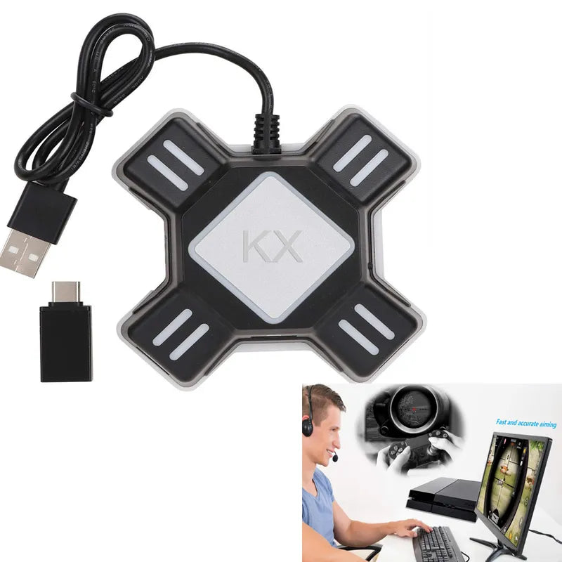 Chargez l&#39;image dans la visionneuse de la galerie, Switch Xbox One PS4 PS3 KX Keyboard and Mouse Adapter Controller Converter - Polar Tech Australia
