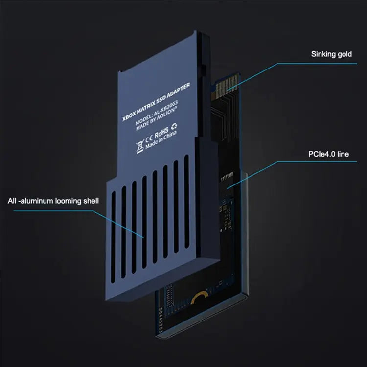 Cargue la imagen en el visor de la galería, Xbox Series X / S M.2 Hard Drive SSD Storage Expansion Card External Solid State Drive Adapter - Polar Tech Australia
