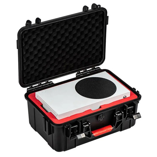 Xbox Series S Portable Heavy Duty Anti-Shock Storage Box Waterproof Carrying Box Suitcase - Polar Tech Australia