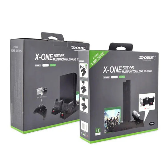 Xbox One X / S Cooling Stand with Dual Controller Charging Dock - Polar Tech Australia