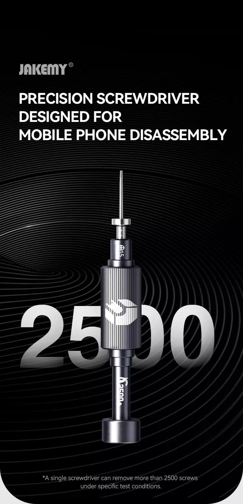 Chargez l&#39;image dans la visionneuse de la galerie, [JM-8190] Jakemy Mortar Mini Short Mobile Phone &amp; Tablet Repair Precision Screwdriver - Polar Tech Australia
