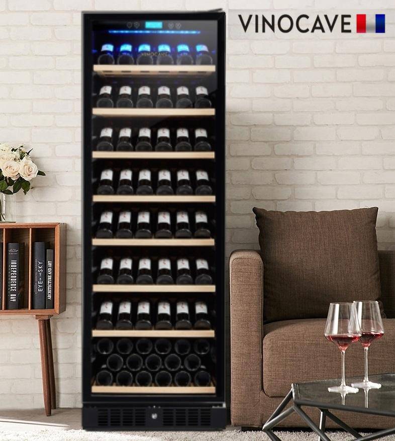 Chargez l&#39;image dans la visionneuse de la galerie, [95 Bottle][450AX] Vinocave Stainless Steel Freestanding Wine Refrigerator Cooler Fridge - Polar Tech Australia
