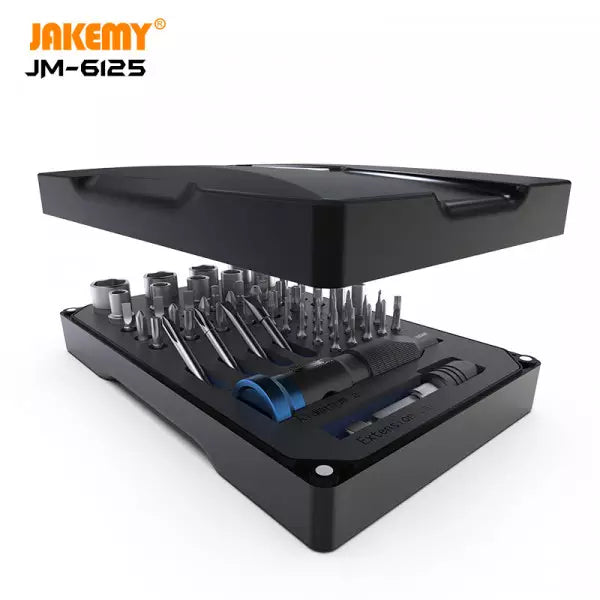 Chargez l&#39;image dans la visionneuse de la galerie, [JM-6125] Jakemy 60 in 1 Multifunctional Portable Combined Screwdriver Set With Storage Box - Polar Tech Australia
