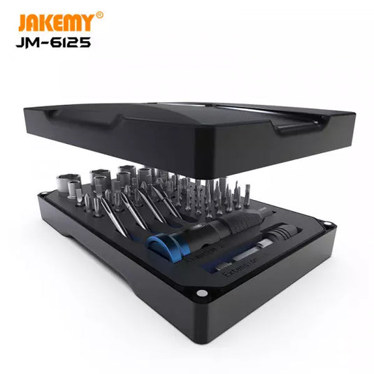 [JM-6125] Jakemy 60 in 1 Multifunctional Portable Combined Screwdriver Set With Storage Box - Polar Tech Australia