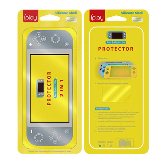 Switch Lite Game Host Silicone Full Coverage Protective Case with Screen Protector(Mint Green) - Polar Tech Australia