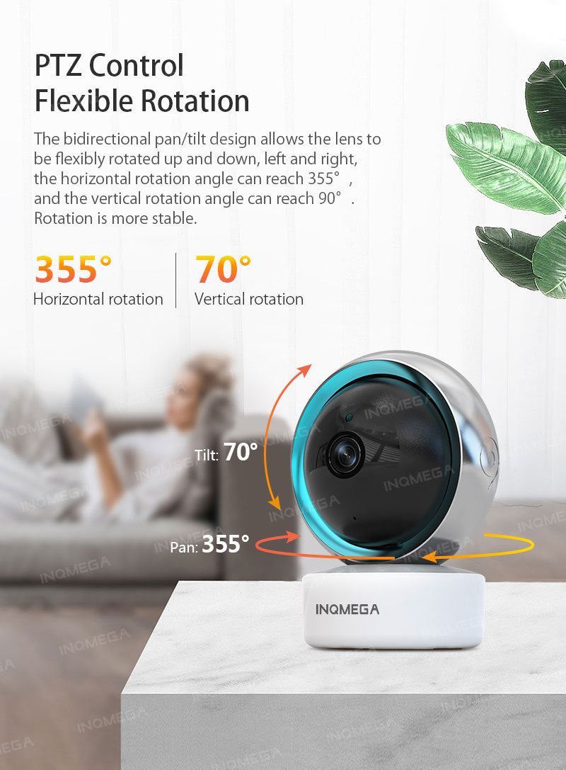 Cargue la imagen en el visor de la galería, [TUYA Smart Home] 1080P HD Wireless WIFI indoor Security Camera - Polar Tech Australia
