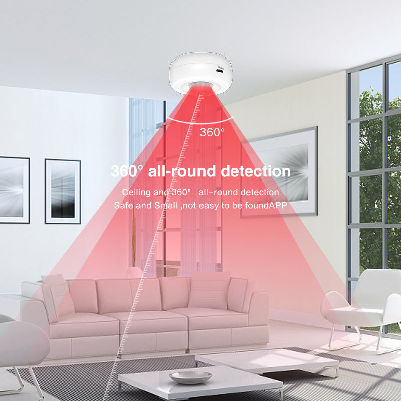 Chargez l&#39;image dans la visionneuse de la galerie, [TUYA Smart Home] Battery &amp; Wired Powdered 360 Degree WIFI Infrared Detector PIR Motion Detect Sensor Smart Home Security - Polar Tech Australia
