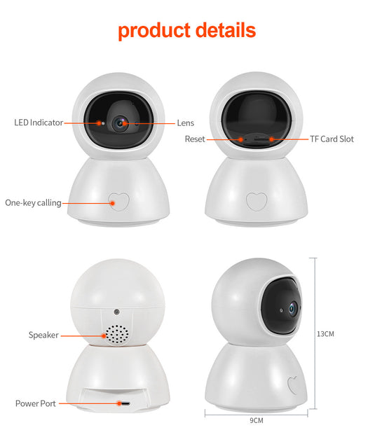 [TUYA Smart Home][Support Dual 2.5GHz/5GHz Band WIFI] Full HD 4MP Wireless WIFI indoor Security Camera - Polar Tech Australia