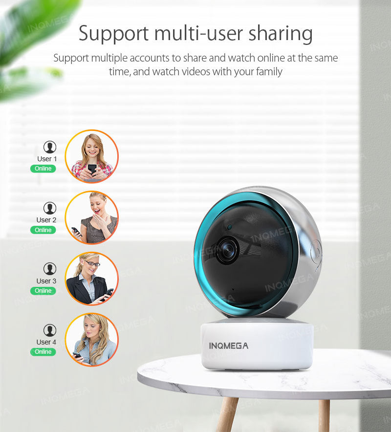 Cargue la imagen en el visor de la galería, [TUYA Smart Home] 1080P HD Wireless WIFI indoor Security Camera - Polar Tech Australia
