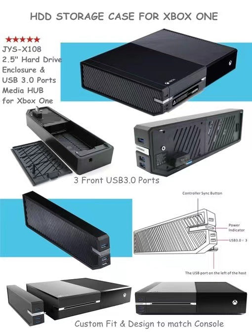 Chargez l&#39;image dans la visionneuse de la galerie, Xbox One Extension Hub With Hard Drive Hard Disk Expansion &amp; USB 3.0 Ports - Polar Tech Australia
