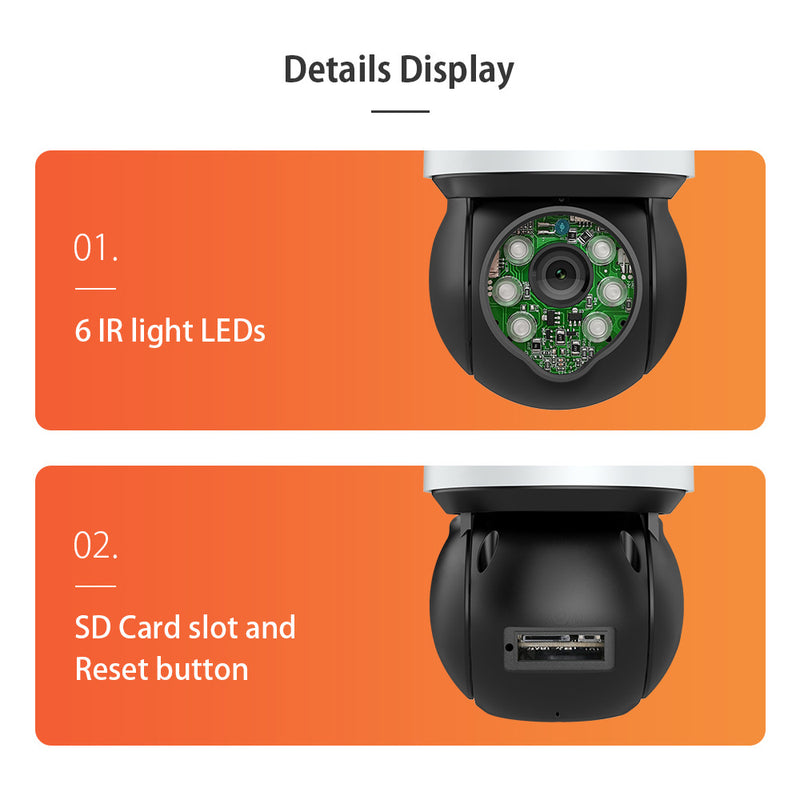 Load image into Gallery viewer, [TUYA Smart Home][WIFI Version] Tuya HD 3MP Wireless WIFI Full Color Day &amp; night IP65 Outdoor PTZ Security Camera - Polar Tech Australia
