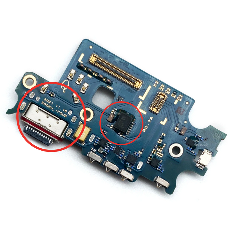 Cargue la imagen en el visor de la galería, Samsung Galaxy S22 Plus 5G (SM-S906) Charging Port &amp; Sim Reader &amp; Mic Sub Board - Polar Tech Australia
