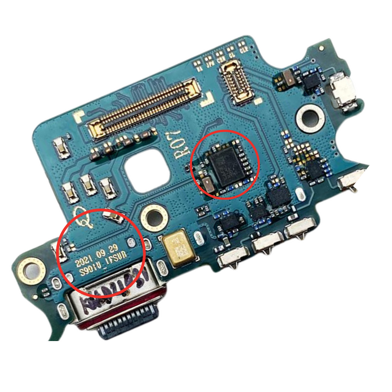 Chargez l&#39;image dans la visionneuse de la galerie, Samsung Galaxy S22 5G (SM-S901) Charging Port &amp; Sim Reader &amp; Mic Sub Board - Polar Tech Australia
