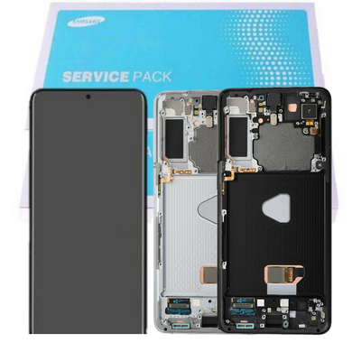 [Samsung Service Pack] Samsung Galaxy S21 (SM-G991) LCD Touch Digitizer Screen Assembly With Frame - Polar Tech Australia