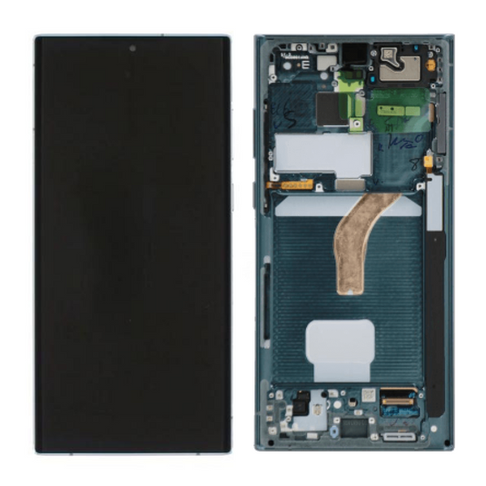 [Ori][With Frame] Samsung Galaxy S22 Ultra (SM-S908) LCD Touch Digitizer Screen Assembly With Frame - Polar Tech Australia