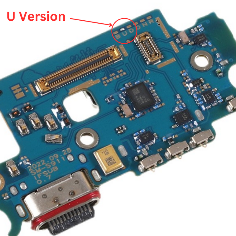 Chargez l&#39;image dans la visionneuse de la galerie, Samsung Galaxy S23 5G (SM-S911) Charging Port &amp; Sim Reader &amp; Mic Sub Board - Polar Tech Australia
