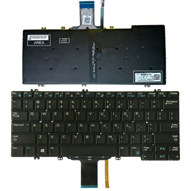 Load image into Gallery viewer, Dell Latitude 7280 7290 7380 7389 7390 5290 5289 5288 5280F Keyboard Replacement With Backlit (US Layout) - Polar Tech Australia
