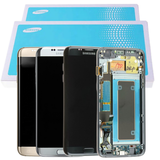 [Samsung Service Pack][With Frame] Samsung Galaxy S7 Edge (SM-G935F) LCD Touch Digitizer Screen Assembly - Polar Tech Australia