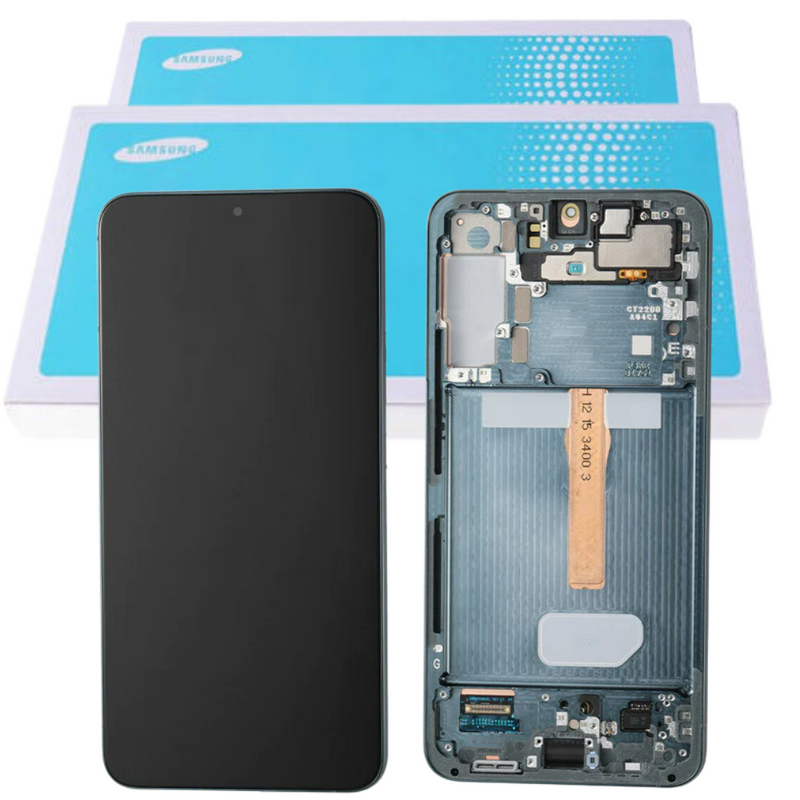 Cargue la imagen en el visor de la galería, [Samsung Service Pack] Samsung Galaxy S23 (SM-S911) LCD Touch Digitizer Screen Assembly With Frame - Polar Tech Australia
