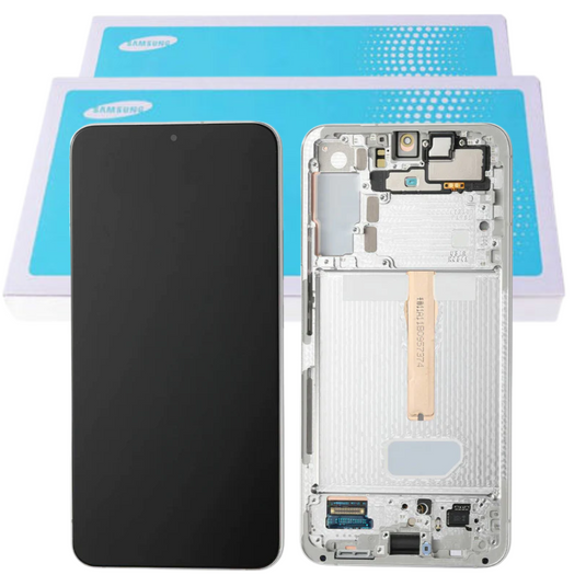 [Samsung Service Pack] Samsung Galaxy S23 (SM-S911) LCD Touch Digitizer Screen Assembly With Frame - Polar Tech Australia