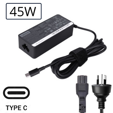 [45W][Type-C] Lenovo USB C Laptop AC Wall Travel Charger Travel Adapter - Polar Tech Australia