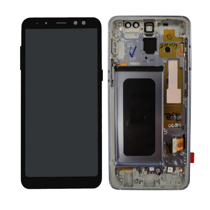 Chargez l&#39;image dans la visionneuse de la galerie, [ORI][With Frame] Samsung Galaxy A8 2018 (A530) LCD Touch Digitizer Screen Assembly - Polar Tech Australia
