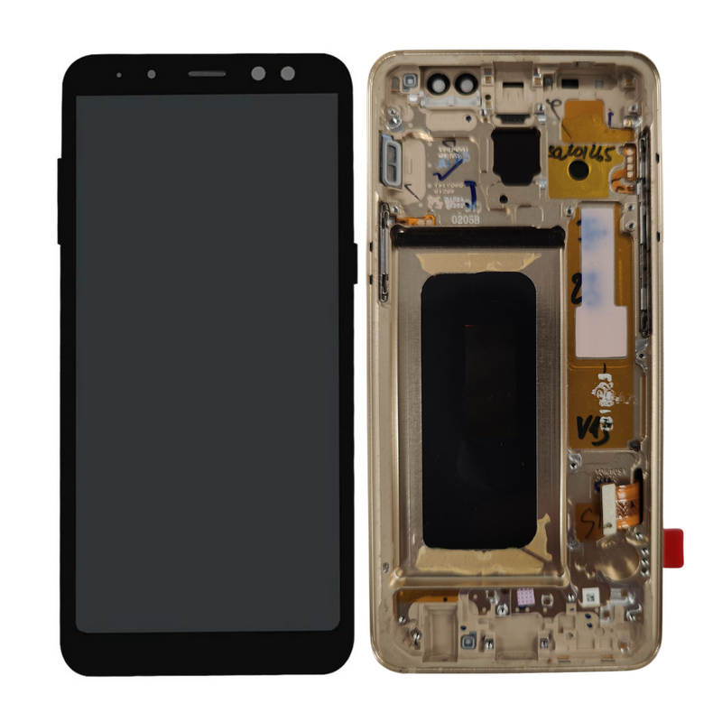 Load image into Gallery viewer, [ORI][With Frame] Samsung Galaxy A8 2018 (A530) LCD Touch Digitizer Screen Assembly - Polar Tech Australia
