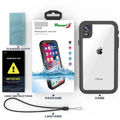 Chargez l&#39;image dans la visionneuse de la galerie, Apple iPhone X/XS/XR/Max Redpepper Full Covered Waterproof Heavy Duty Tough Armor Case - Polar Tech Australia
