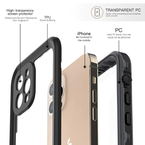 Apple iPhone 14/14 Plus/14 Pro/14 Pro Max Redpepper Full Covered Waterproof Heavy Duty Tough Armor Case - Polar Tech Australia