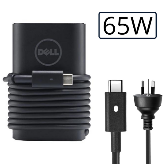 [65W][Type-C] Dell E5 USB C Type C Laptop AC Wall Travel Fast Quick Charger Travel Adapter - Polar Tech Australia