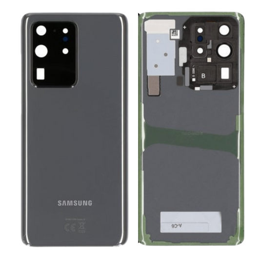 [With Camera Lens] Samsung Galaxy S20 Ultra (SM-G988) Back Glass Battery Cover (Built-in Adhesive) - Polar Tech Australia