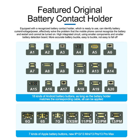 [SS-905D] Sunshine Samsung Huawei OPPO XIAOMI VIVO Android Phone Repair Power Test Cable - Polar Tech Australia