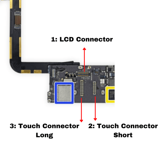 iPad 7/8/9/7th (2019)/8th (2020)/9th 2021 10.2" Touch Digitizer LCD Display FPC Motherboad Connector - Polar Tech Australia