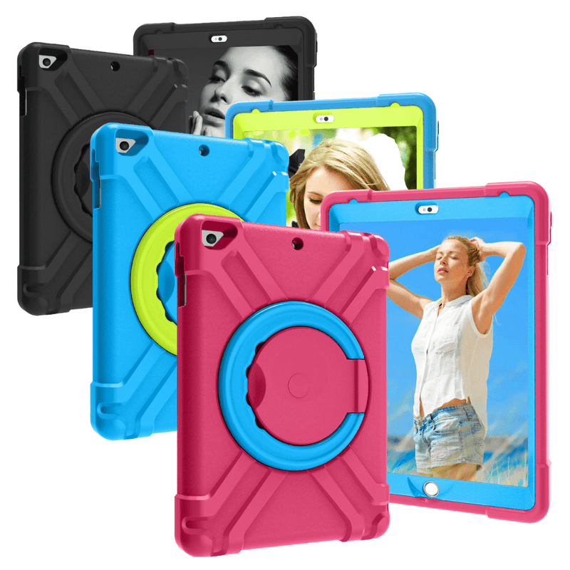 Chargez l&#39;image dans la visionneuse de la galerie, Apple iPad 7th(2019)/iPad 8th(2020)/iPad 9th(2021) 10.2&quot; &amp; Air 3 &amp; Pro 2 10.5“ EVA Kid Friendly Heavy Duty Case with Handle Stand Ring - Polar Tech Australia
