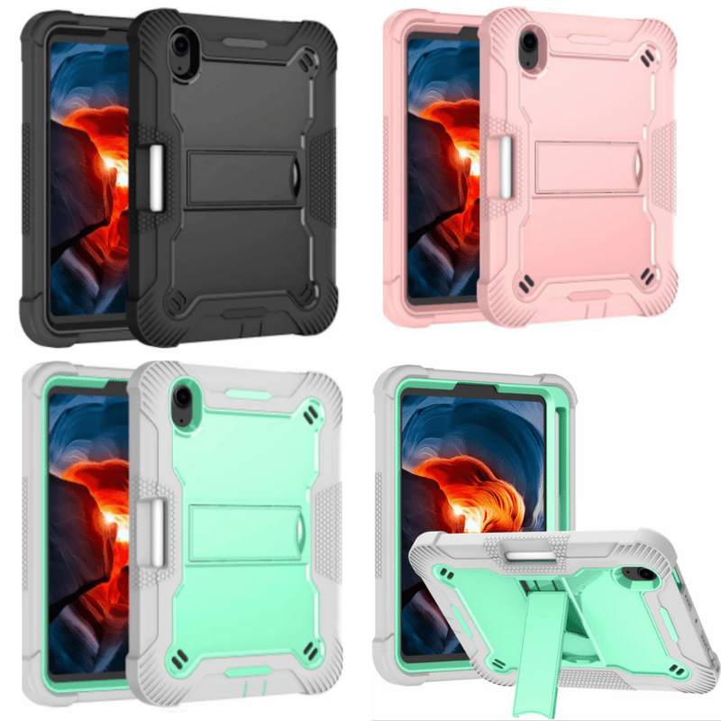 Chargez l&#39;image dans la visionneuse de la galerie, Apple iPad Mini 6 6th Gen Defender Heavy Duty Drop Proof Rugged Protective Stand Case - Polar Tech Australia
