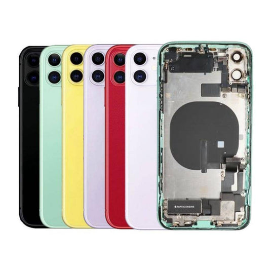 [With Built-in OEM Parts] Apple iPhone 11 Back Glass Housing Middle Frame Assembly - Polar Tech Australia