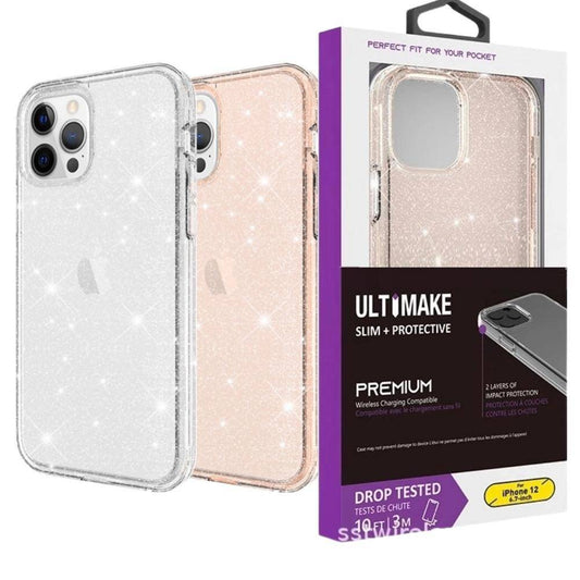 Apple iPhone 11/Pro/Max Ultimake Glitter Star Flash Clear Transparent Case - Polar Tech Australia