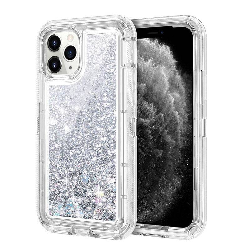 Load image into Gallery viewer, YUYAL Apple iPhone 13/Mini/Pro/Max Glitter Clear Transparent Liquid Sand Watering Case - Polar Tech Australia
