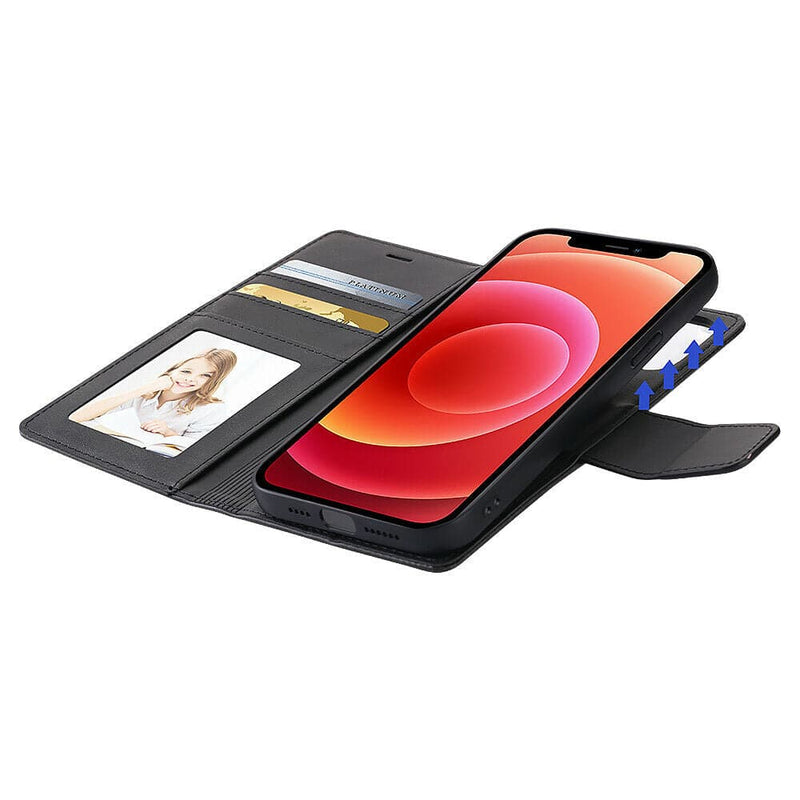 Cargue la imagen en el visor de la galería, [2 in 1 Magnetic Detachable] Apple iPhone 14/14 Plus/14 Pro/14 Pro Max Hanman Flip Wallet Leather Case - Polar Tech Australia
