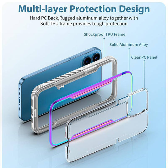 [Clearance] Apple iPhone 13/Mini/Pro/Max Military Defense Heavy Duty Drop Proof Case - Polar Tech Australia