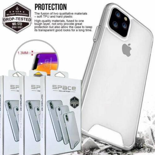 Cargue la imagen en el visor de la galería, Apple iPhone X/XS/XR/XS Max SPACE Transparent Rugged Clear Shockproof Case Cover - Polar Tech Australia
