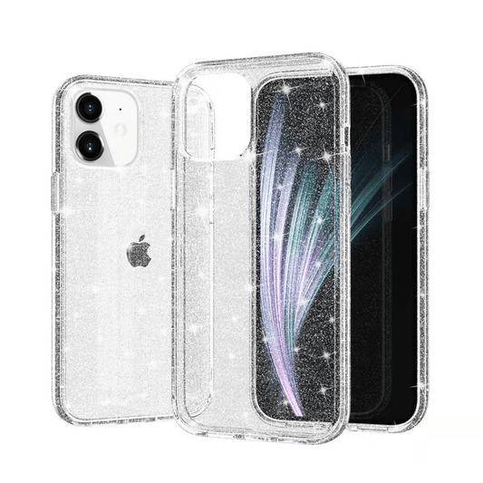 Apple iPhone X/XS/XR/XS Max Ultimake Glitter Star Flash Clear Transparent Case - Polar Tech Australia