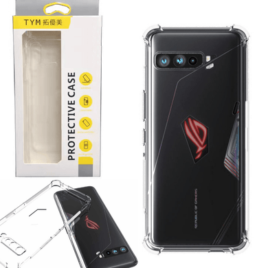 ASUS Rog Phone 3 Clear Shock Absorbing Transparent Heavy Duty Protective Case - Polar Tech Australia