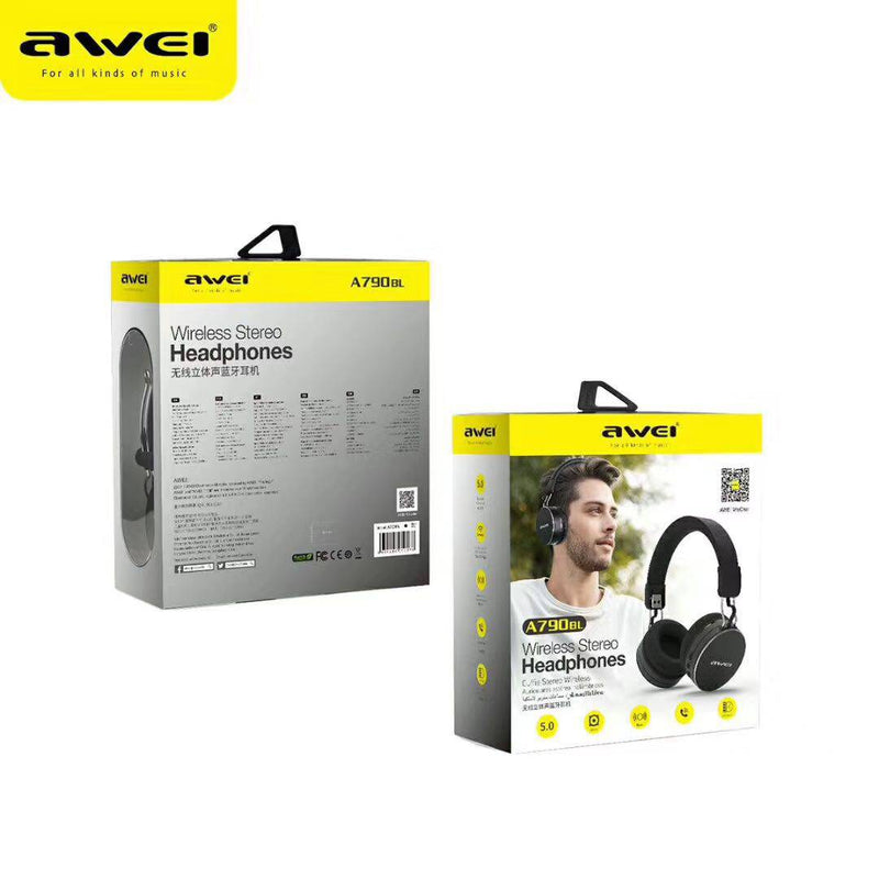 Chargez l&#39;image dans la visionneuse de la galerie, Awei A790BL Wireless Bluetooth Stereo Headphones Headset - Polar Tech Australia
