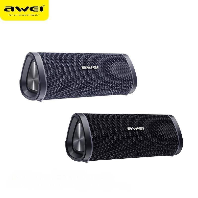 Load image into Gallery viewer, AWEI Y331 Portable Outdoor IP66 Waterproof Wireless Bluetoth Speaker - Black - Polar Tech Australia
