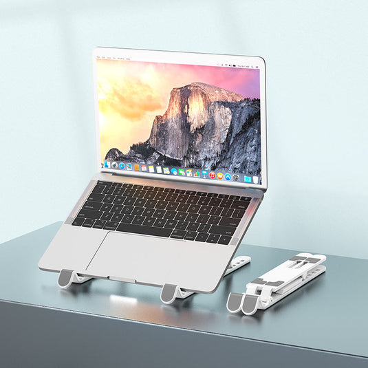 [BH70] BOROFONE Universal Foldable Adjustable Desktop MacBook/Laptop Holder - Polar Tech Australia