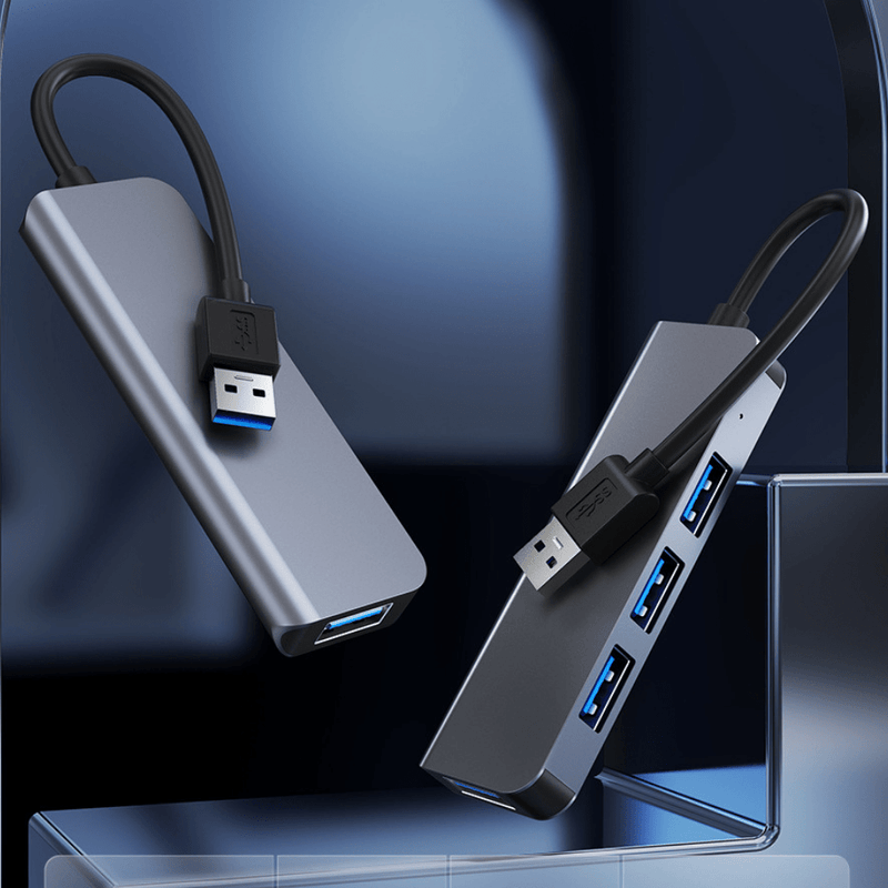 Chargez l&#39;image dans la visionneuse de la galerie, [BYL-2013U] USB Adapter 4 In 1 Multi-function USB 3.0 &amp; USB 2.0 HUB Splitter - Polar Tech Australia
