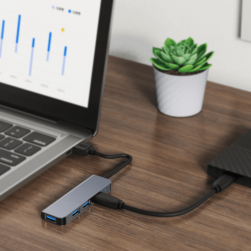 Chargez l&#39;image dans la visionneuse de la galerie, [BYL-2013U] USB Adapter 4 In 1 Multi-function USB 3.0 &amp; USB 2.0 HUB Splitter - Polar Tech Australia
