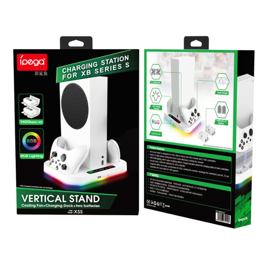 Xbox Series S Charging Dock Cooling Fan Controller Charger Base Station with 2x1400mAh Battery - Polar Tech Australia